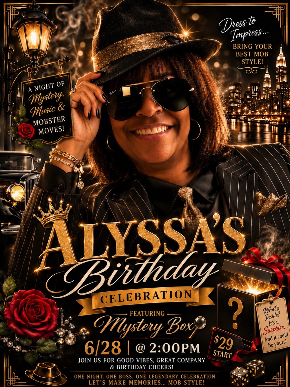 AlyssaMarie's Mobster Birthday Mystery Box
